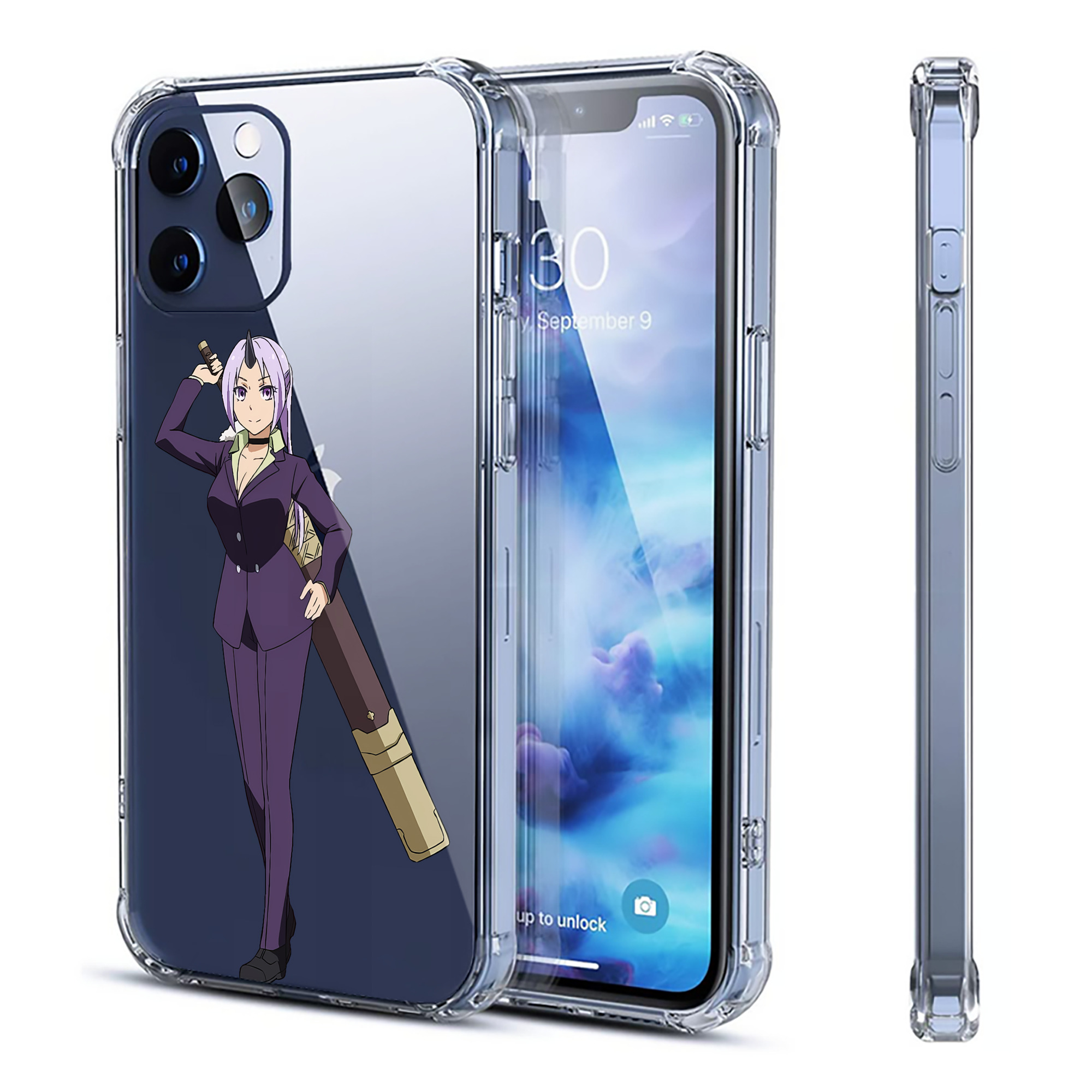 （画像用） 転スラ Regarding Reincarnated to Slime 【iPhone 12シリーズ対応】透明スマホケース（クリアソフトケース）